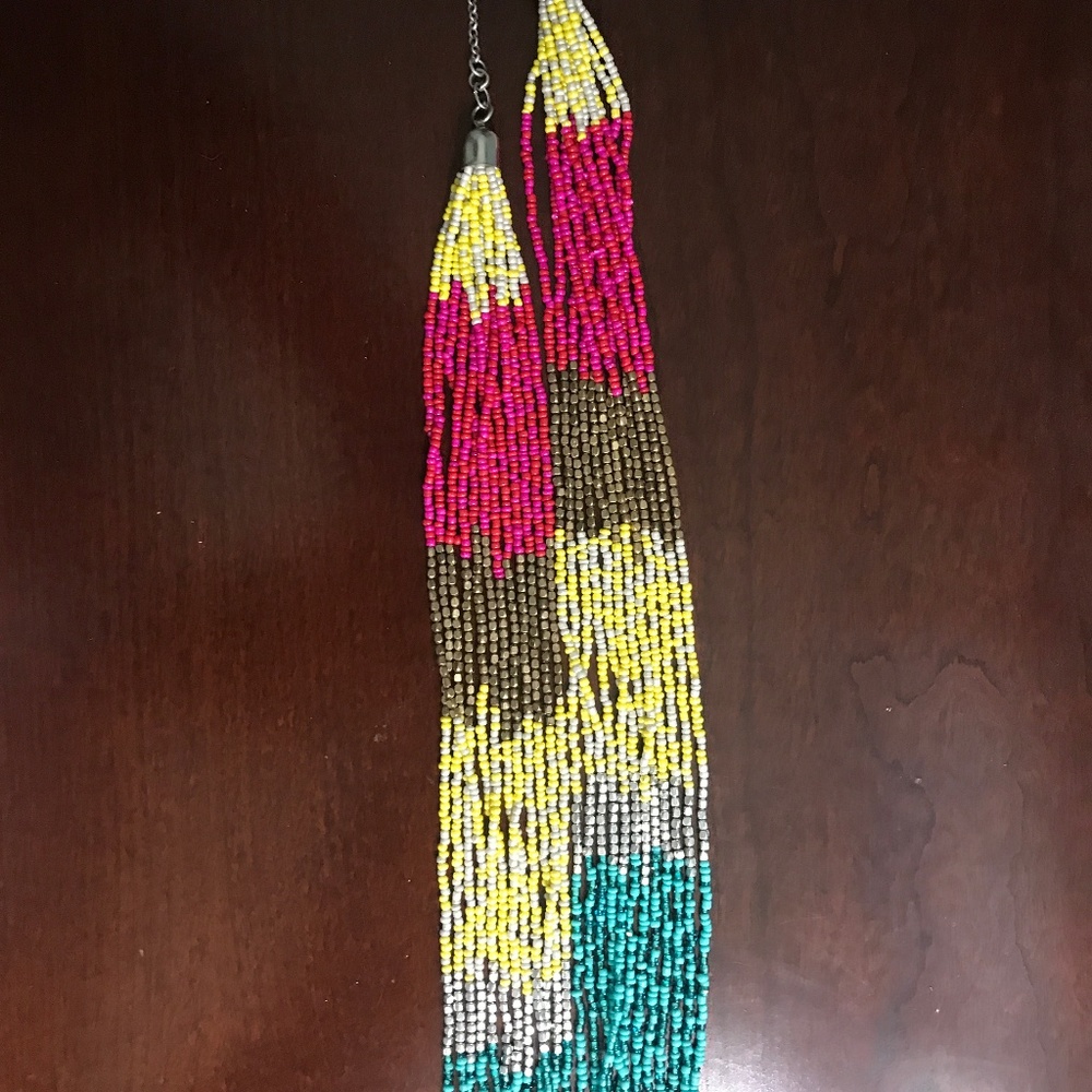 KENNETH COLE New York Multi-Color Beaded Multi-Row